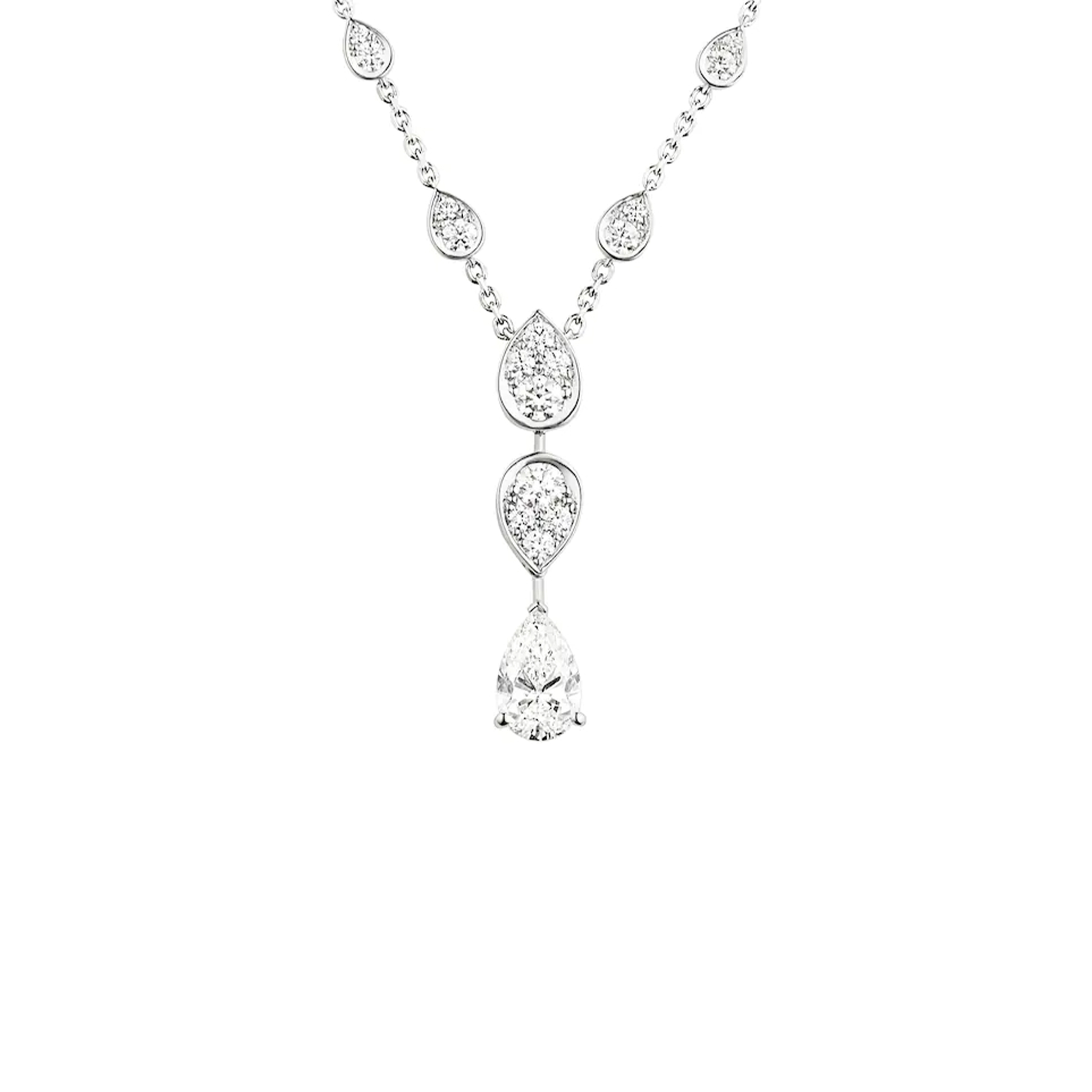 CHAUMET JOSÉPHINE RONDE D'AIGRETTES 1 CARAT PENDANT 083856
